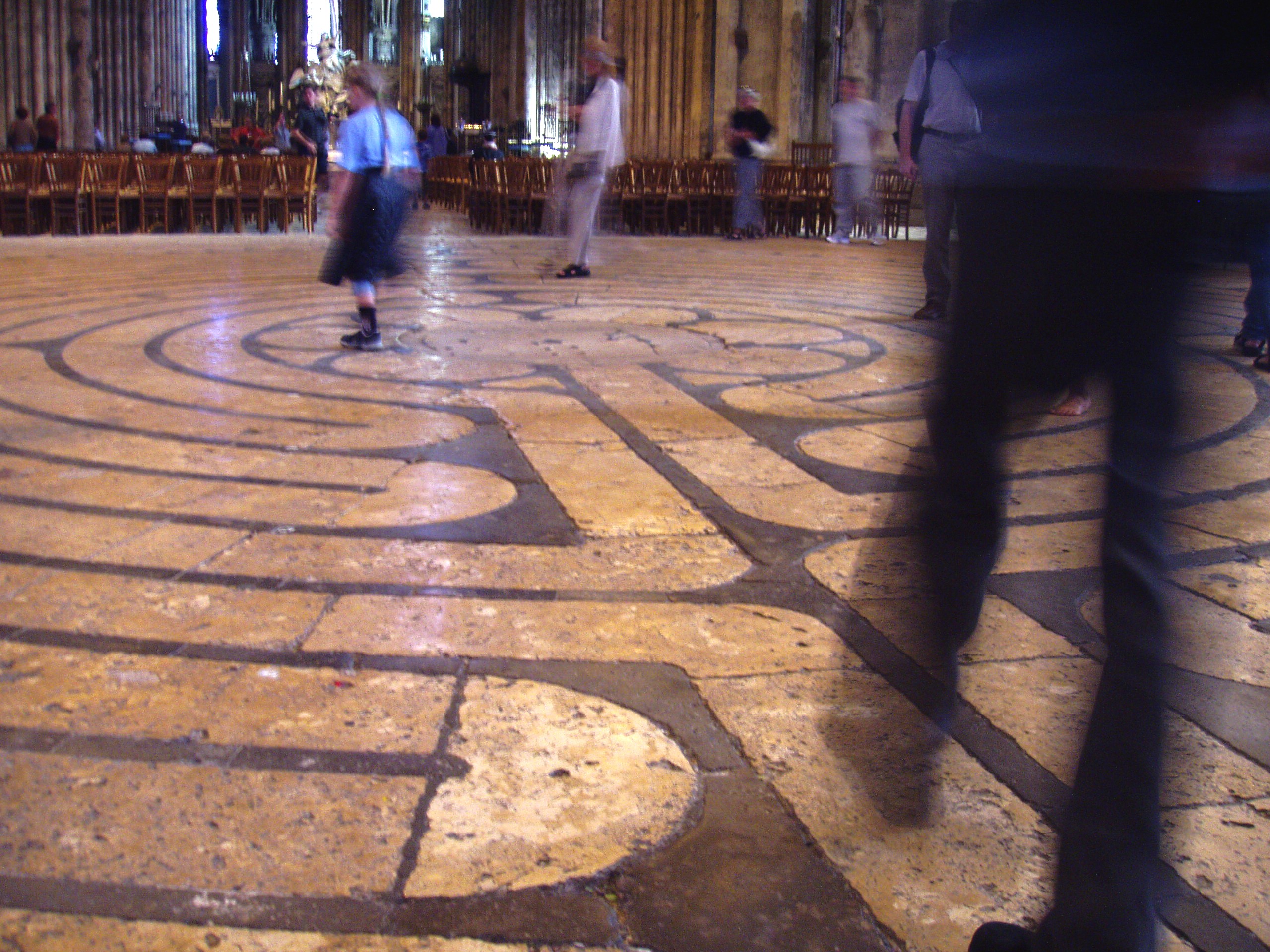 The Chartres Cathedral labyrinth