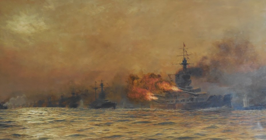 battle of jutland oil painting image